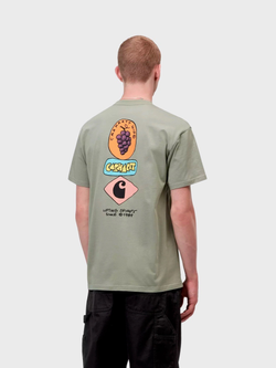 Футболка Carhartt WIP Stacked Grapes Shady Green