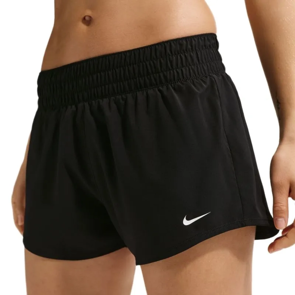 Женские Шорты теннисные Nike Dri-Fit One 3in Short - black/white