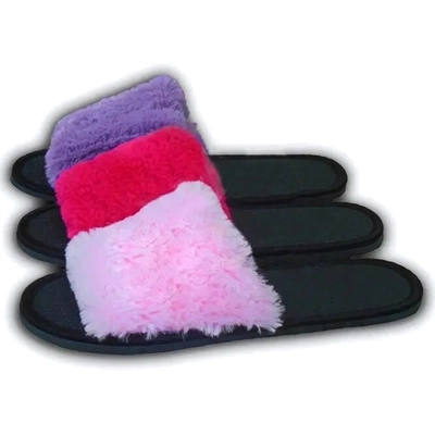 Тапочки домашние женские Мюли-Тренд, гладкий мех, цвет микс, р. 38
