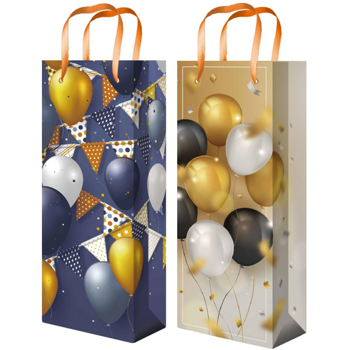 Пакет подарочный под бутылку