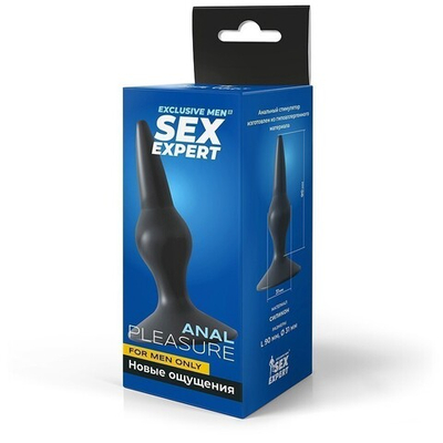 ВТУЛКА АНАЛЬНАЯ цвет чёрный, L 100 мм D 31 мм