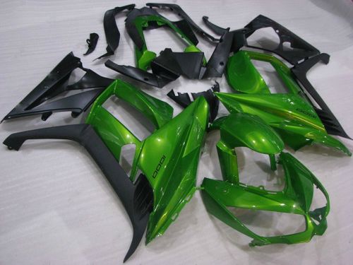 Комплект пластика для мотоцикла Kawasaki Z1000SX 11-17 Зелёно-Черный
