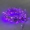 Светодиодная гирлянда с возможностью динамики 20 м., 200 лиловых LED ламп, 24V., прозрачный силиконовый провод, IP65, Beauty Led (EST200-3W10-1L)