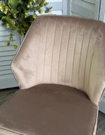 Стул М-City DISAUR Сиэтл -В (Seattle-V) Бежевый 5, Велюр, Белый каркас