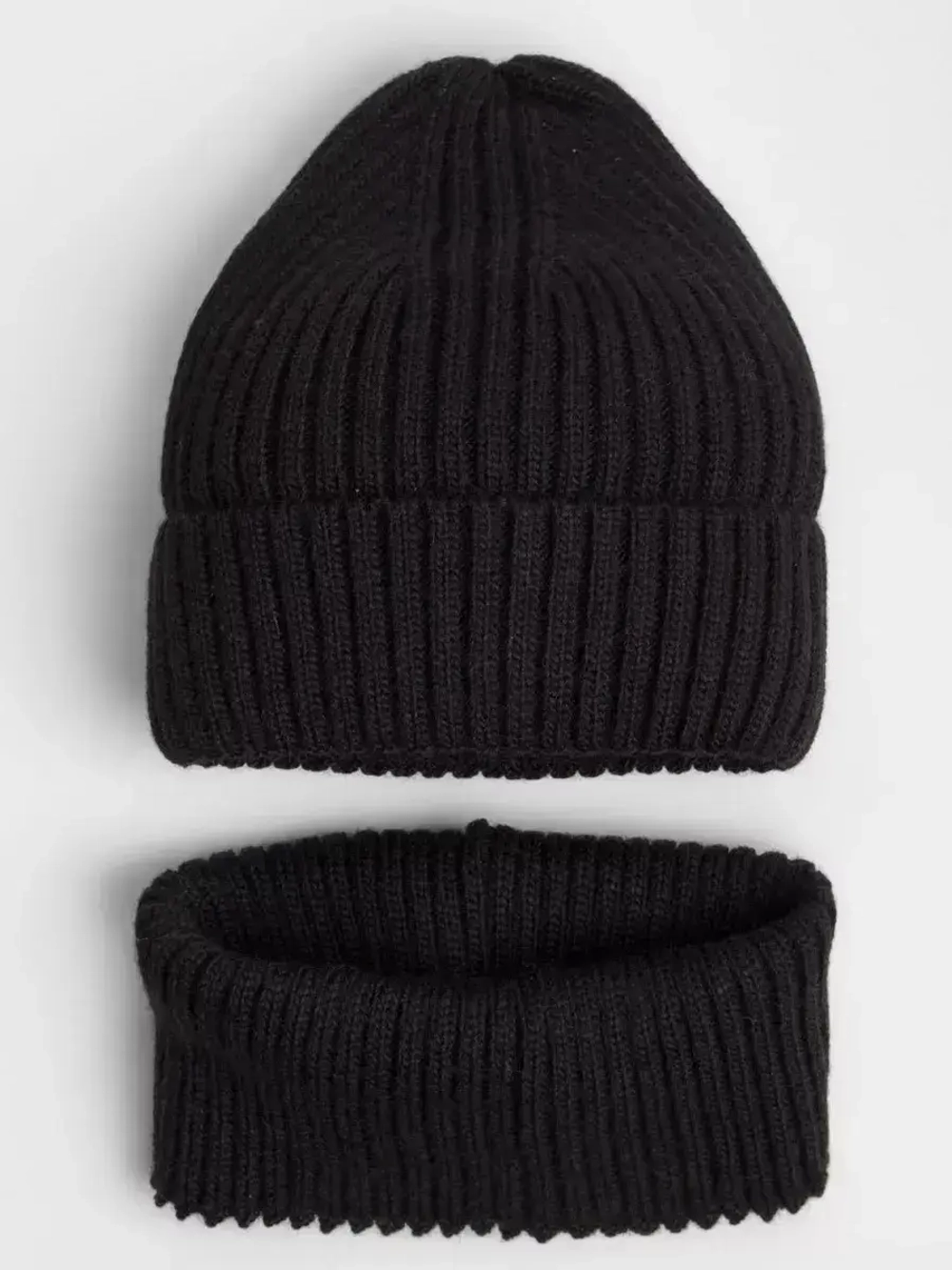 Шапка детская и снуд осенняя