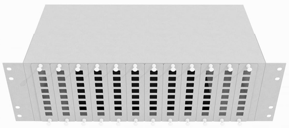 Кросс оптический стоечный  TopLAN КРС-Top-3U-96SC/DLC-GY