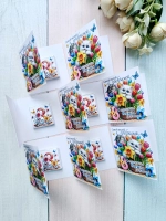 Открытки с шоколадом детям на 8 марта