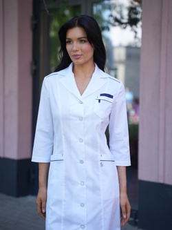 Халат медицинский женский | Х-206/2а 3/4 статус NEO