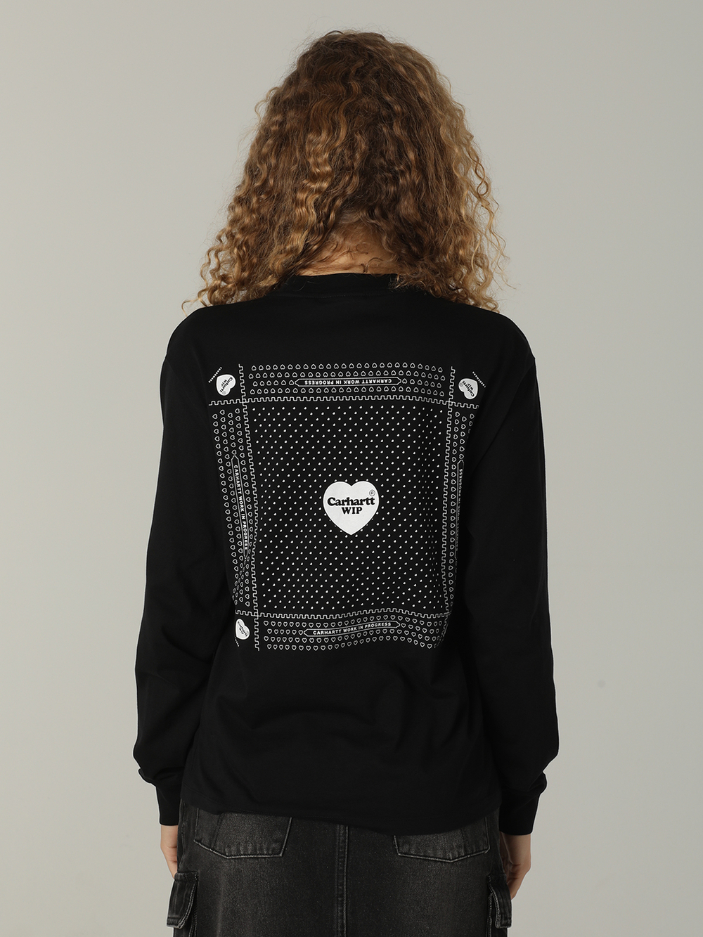Женский Лонгслив Heart Bandana