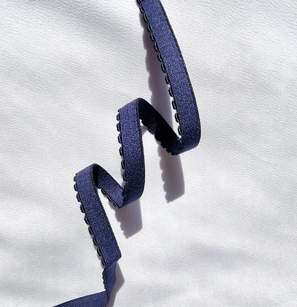 Ажурная становая резинка 10 мм ночное небо