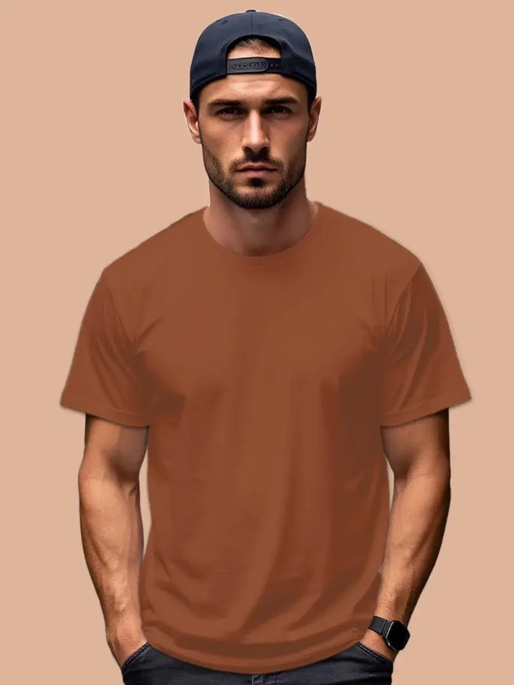 Футболка Взрослая.Премиум однотонная.Набор 2 шт