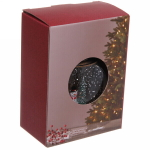 Сувенир с подсветкой Christmas «Шар - Сказочный Снеговик» 12,7х9х3,6 см (3хAG13)