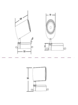Трековый светильник Maytoni Technical TR003-1-17W4K-B