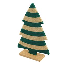 Декор новогодний Trendy stripes из джута и гофрированного картона из коллекции New Year Essential, 39 см