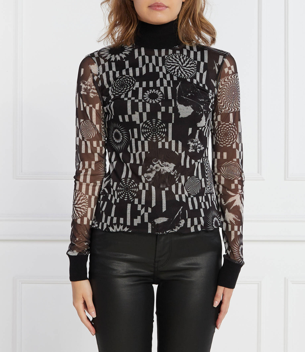 Гольф Desigual - черный(23WWTKAB)