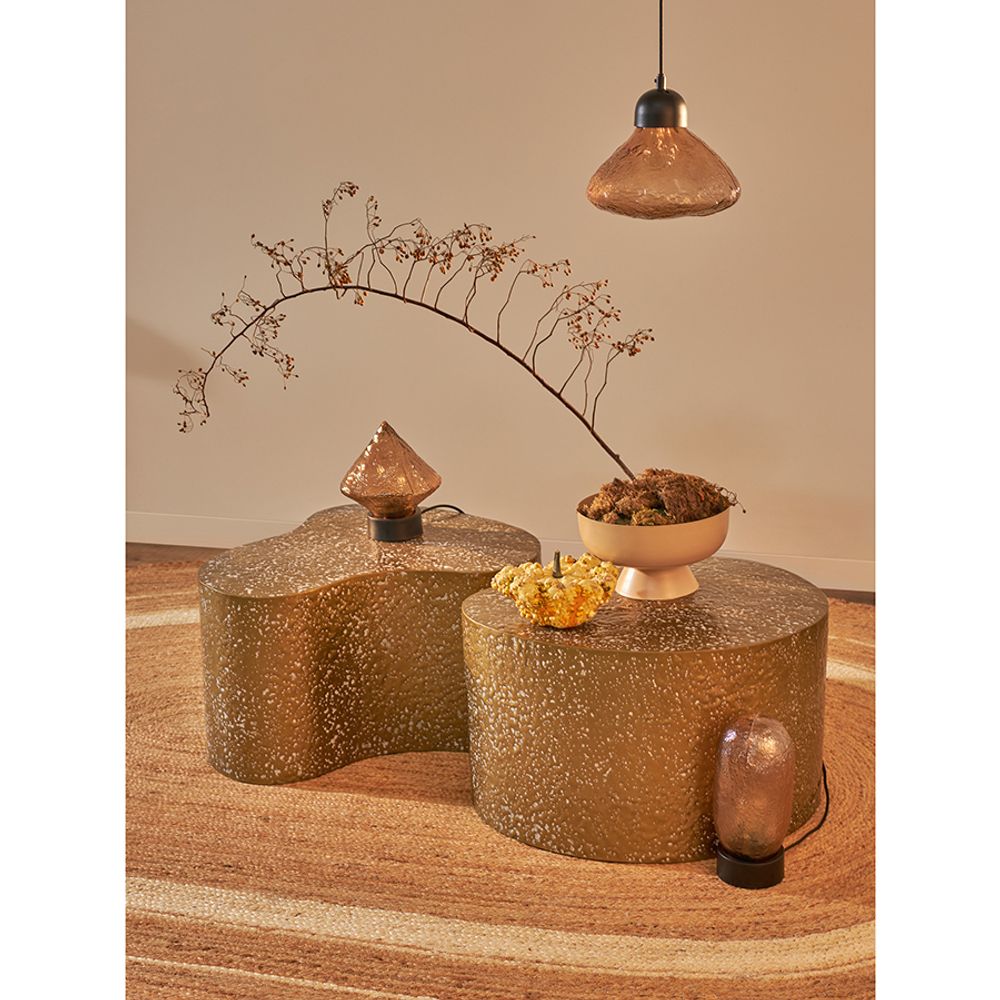 Набор из 2-х столиков Grannis, золотистые