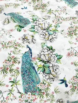Пододеяльник Сказка "Павлины." 2-сп 175х215 см, поплин
