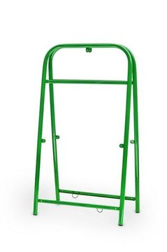 Стойка рекламная 1220х660 мм зеленая прямоугольная, поле 1100х597 мм