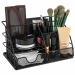 Органайзер для косметики и мелочей металлический 5 секций, MONTE VITA, 140х220х127 мм, чёрный, 272478