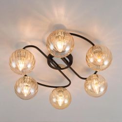 Citilux Эрни CL122165 Люстра потолочная Чёрная