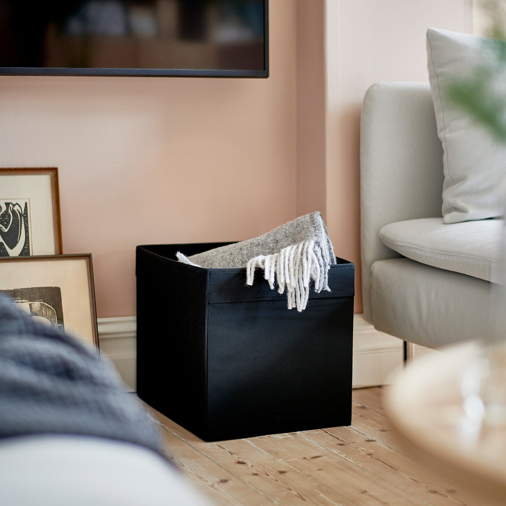 Коробка IKEA DRONA (ДРЁНА), Черный, 33х38х33 см