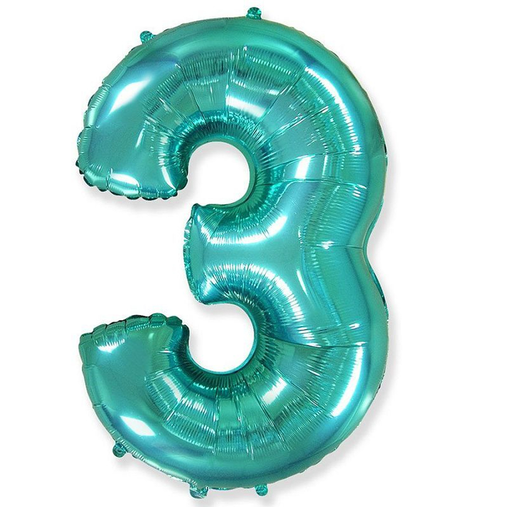 Цифра "3" тиффани