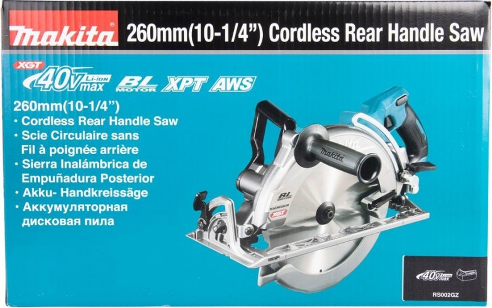 Пила циркулярная аккумуляторная MAKITA RS 002 GZ без АКБ и ЗУ RS002GZ