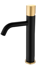Boheme Смеситель STICK для умыв. выс. BLACK TOUCH GOLD_Комплект