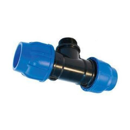 Тройник наружная резьба PN16 ПНД 25x1"