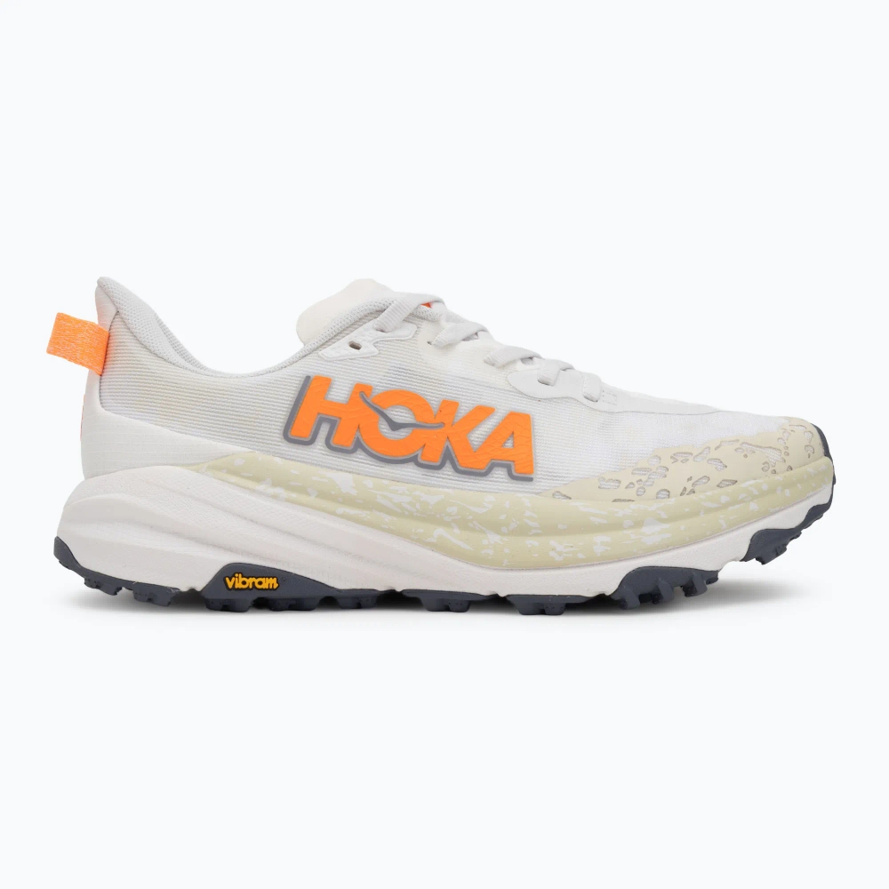 Кроссовки для бега HOKA Speedgoat 6 white/neon tangerine