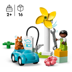 LEGO DUPLO Town — Ветряная турбина и электромобиль (10985) / артикул   10985  / GTIN 5702017416991