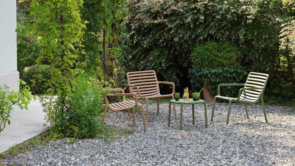 Столик пластиковый журнальный Nardi Doga, агава