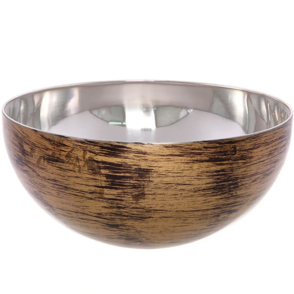 Салатник из нержавеющей стали 2,8л 23*10,4см цвет Антик