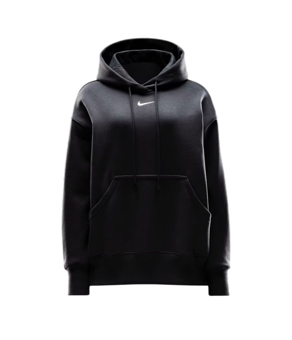 Женская Кофта теннисная Nike Sportwear Phoenix Fleece - black/sail