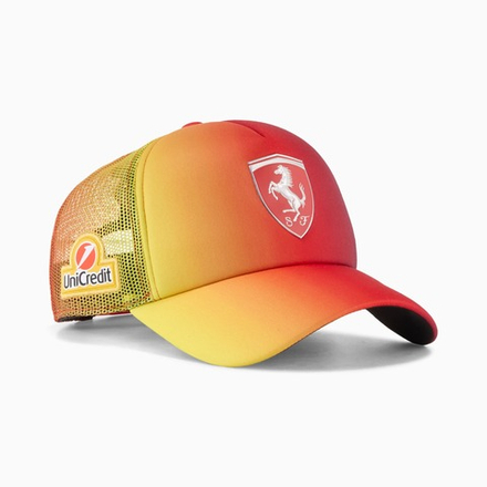 PUMA X SCUDERIA FERRARI КЕПКА UK HAMILTON, КРАСНЫЙ/ЖЕЛТЫЙ