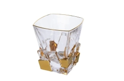 Bohemia Бокал Crack Gold 310 мл