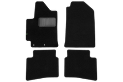 Коврики в салон для KIA RIO X-line, 2017-2020, 2020-, хэтчбек, 4 шт. (текстиль) KLEVER02255801210KH