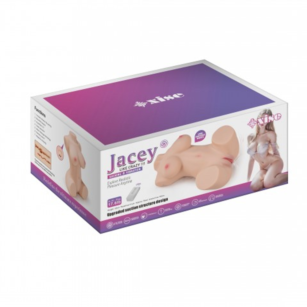 Сексуальное женское тело с вибрацией и функцией всасывания Jacey
