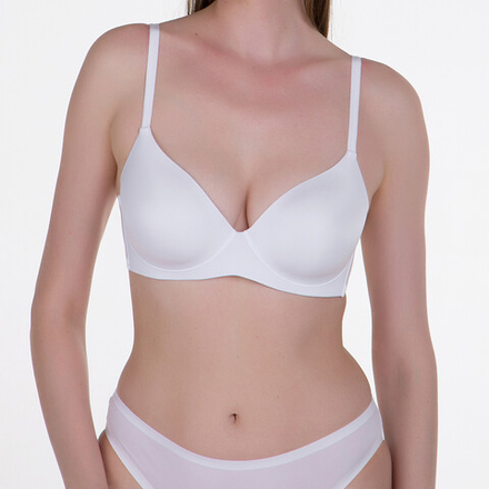 Женский бюстгальтер балконет белый OROBLU PERFECT FIT VOBT01496