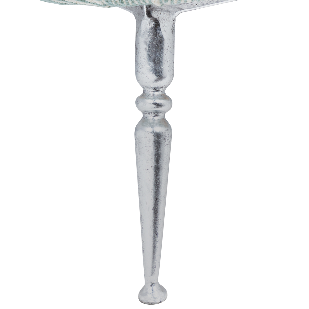 Банкетка Твинки Мята Серебро