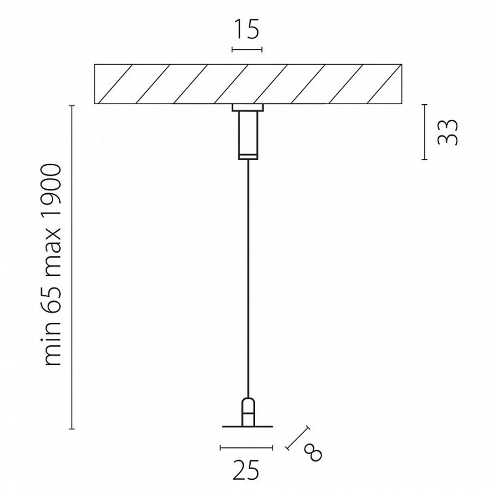 Подвес для трека Lightstar Linea 506570