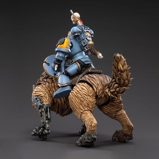 Фигурка Warhammer 40K Space Wolves Thunderwolf Cavalry Bjane 1:18