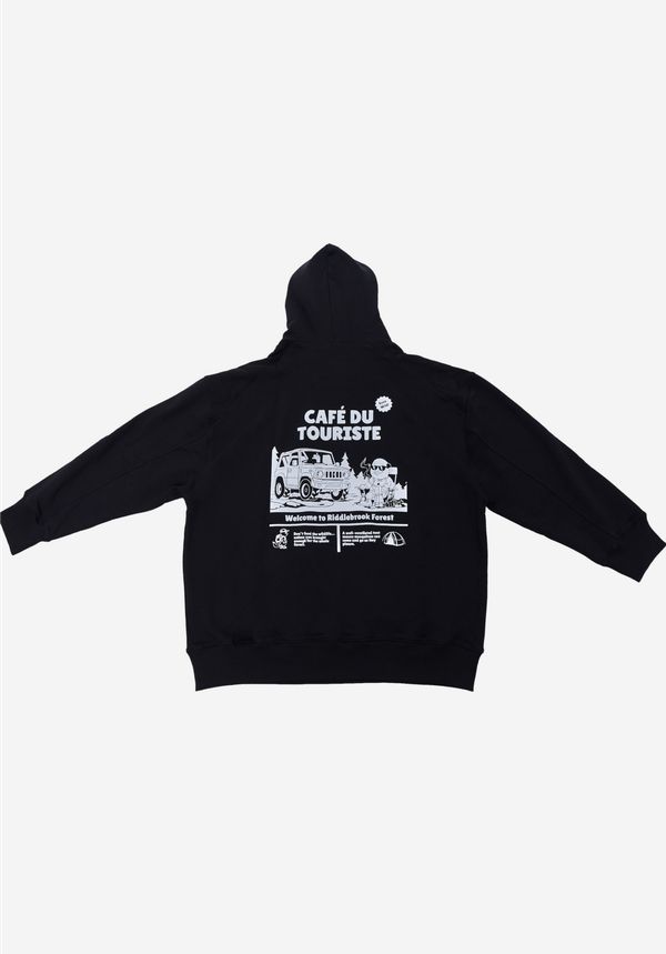 Худи Cafe Du Touriste черное - фото 2
