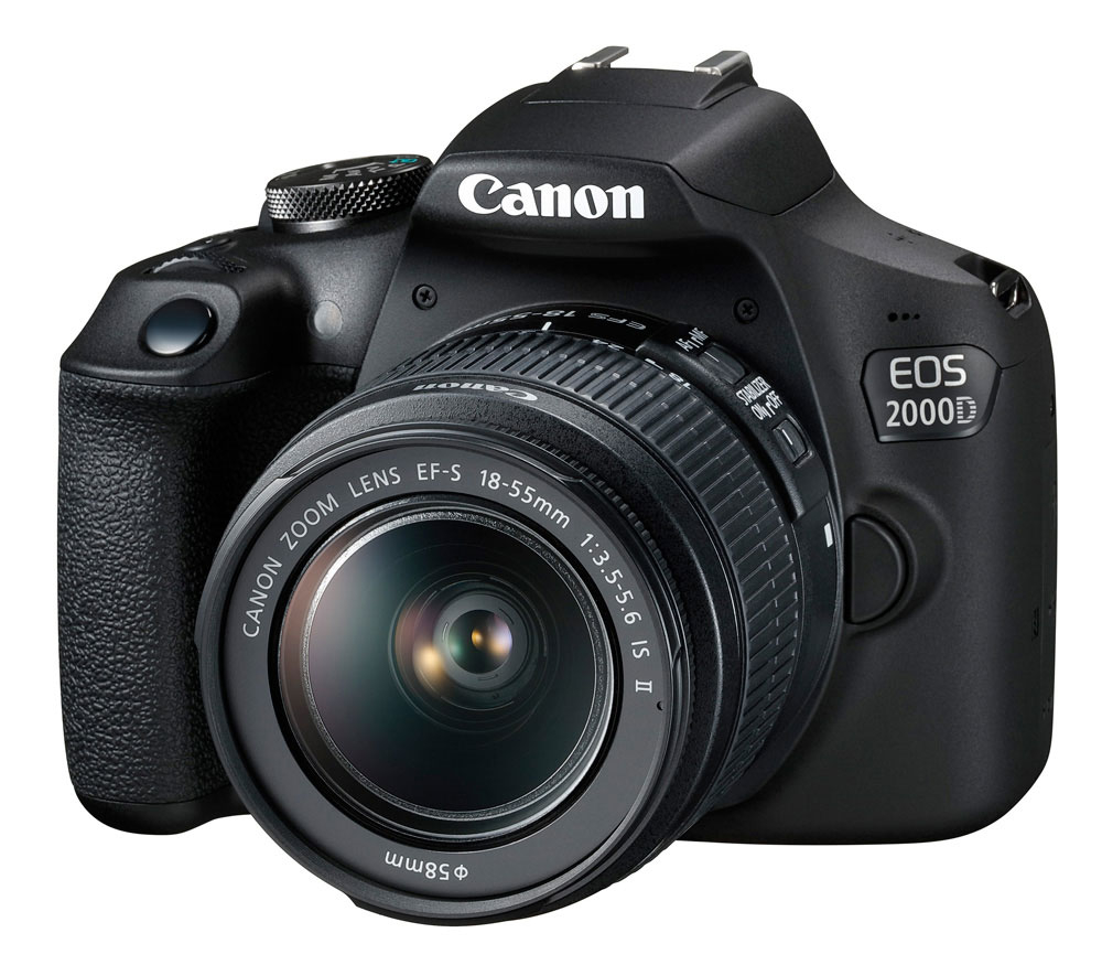 Зеркальный фотоаппарат Canon EOS 2000D Kit 18-55 IS II (уцененный)