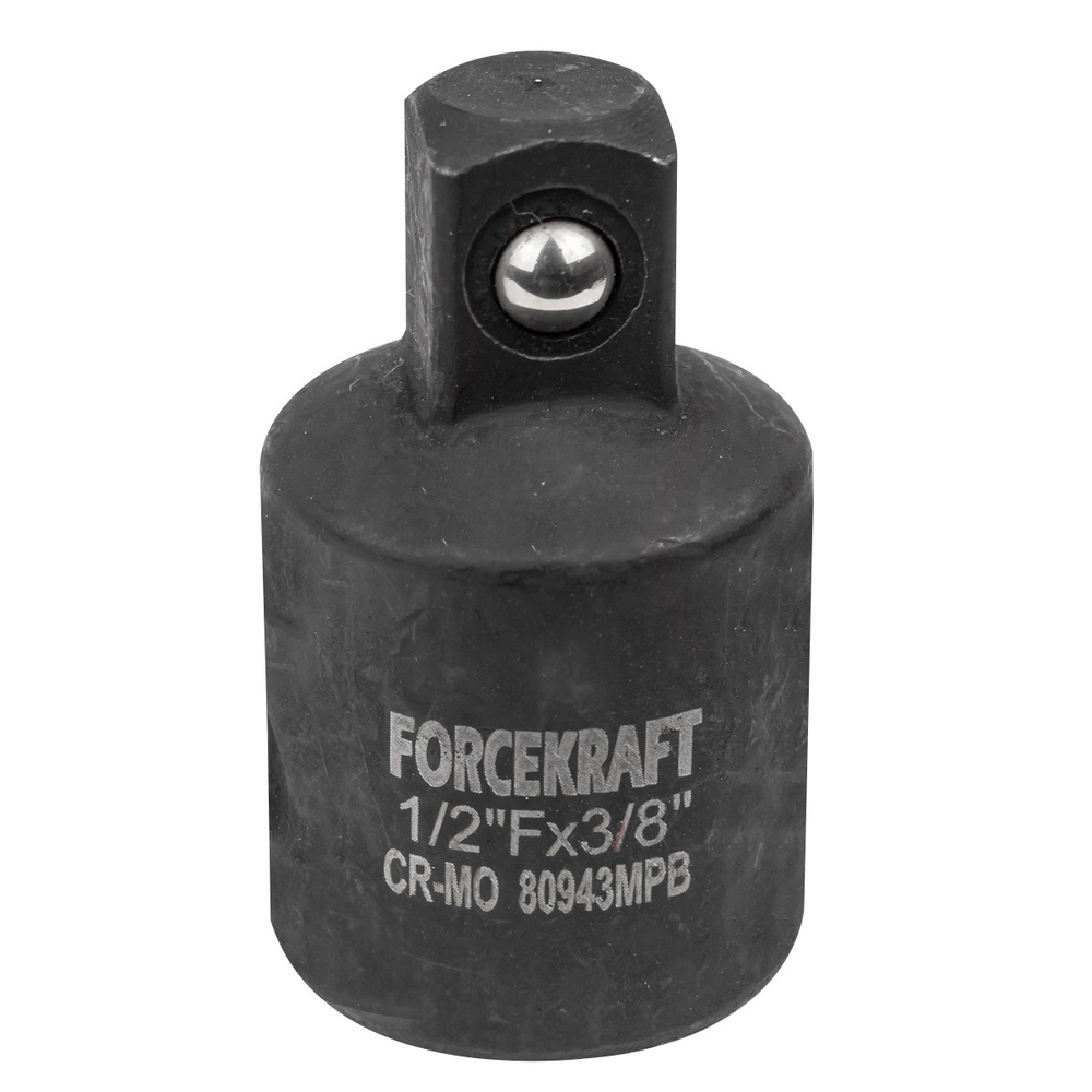Адаптер-переходник ударный 1/2''(F)х3/8''(M) FORCEKRAFT FK-80943MPB
