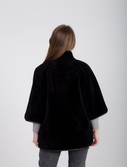 Женский Жилет удлиненный из овчины