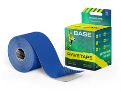Кинезиотейп RaveTape BASE 5×5 — Синий (NAVY BLUE)