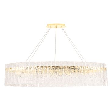 Подвесная люстра 10*E14 Oviedo SP12 L1200 золото Crystal Lux