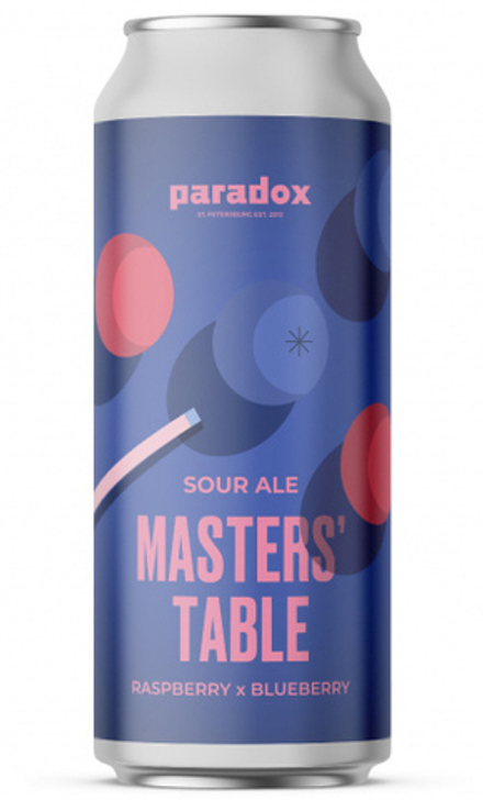 Пиво Парадокс Мастерс Тейбл / Paradox Master's Table 0.45 - банка