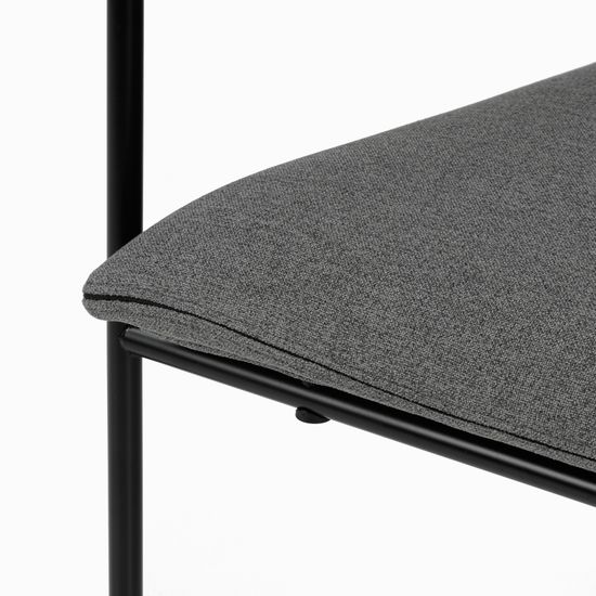 Кресло Dag цвет черный/серый